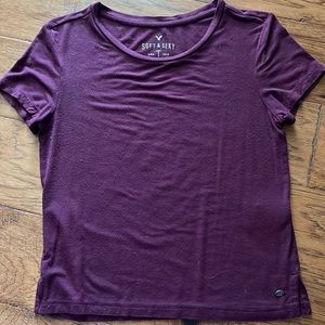 American Eagle Soft and Sexy crop Tshirt